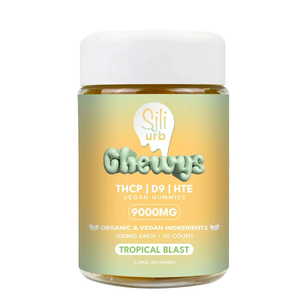 Sili x Urb THC-P Delta 9 HTE Gummies 9000MG Tropical Blast
