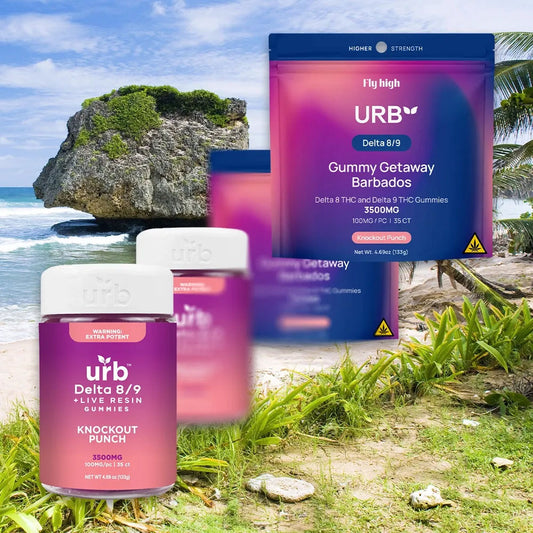 Urb D8/D9 THC Gummies 3500mg - Knockout Punch