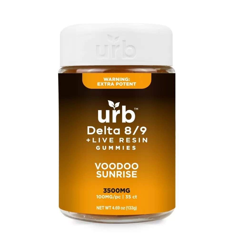 Urb D8/D9 THC Gummies 3500mg - Voodoo Sunrise