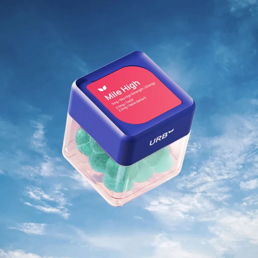 Urb Mile High Skybites Energy THCP/D9 50mg - Blue Razz