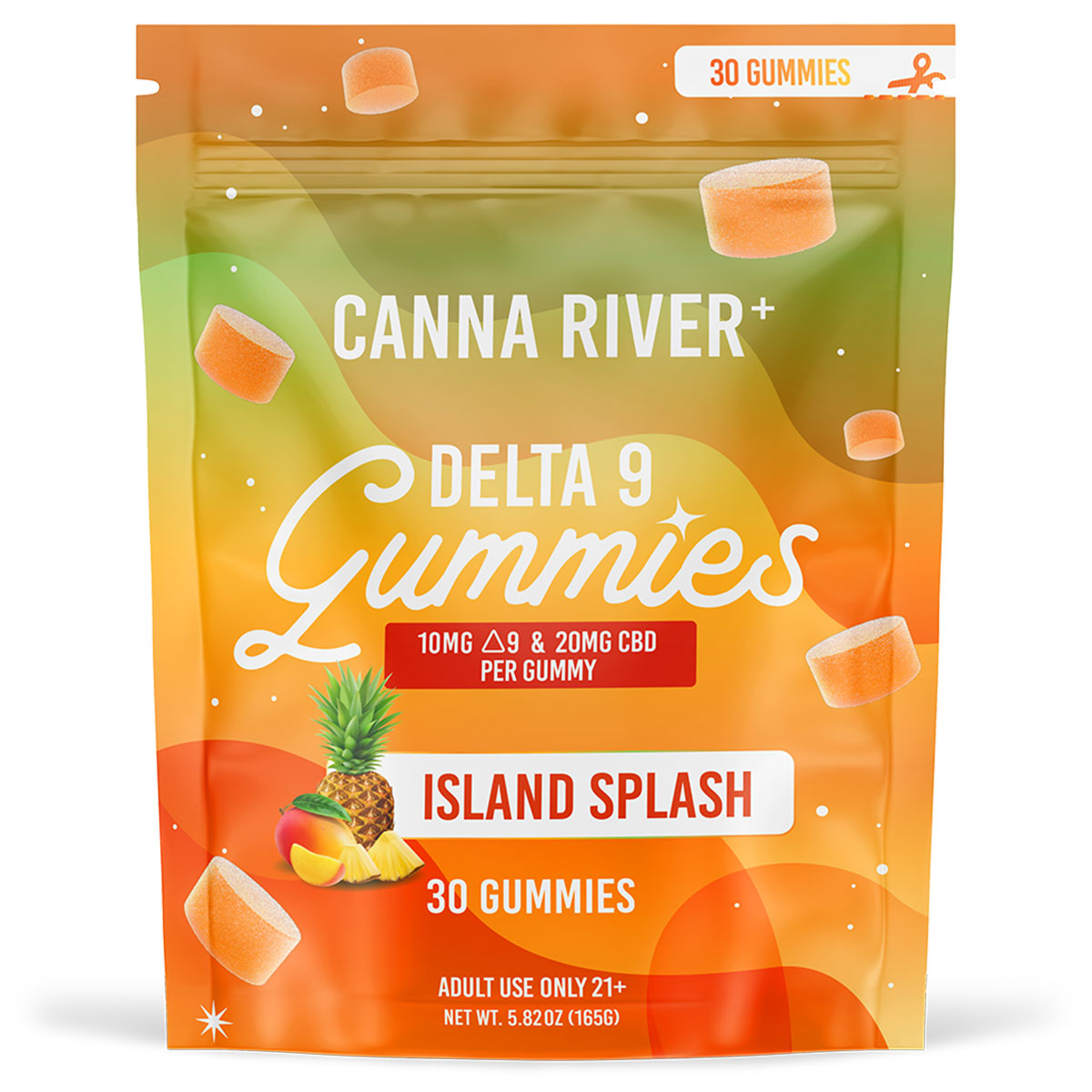 Canna River Delta 9 Gummies 10mg 30 Count - Island Splash