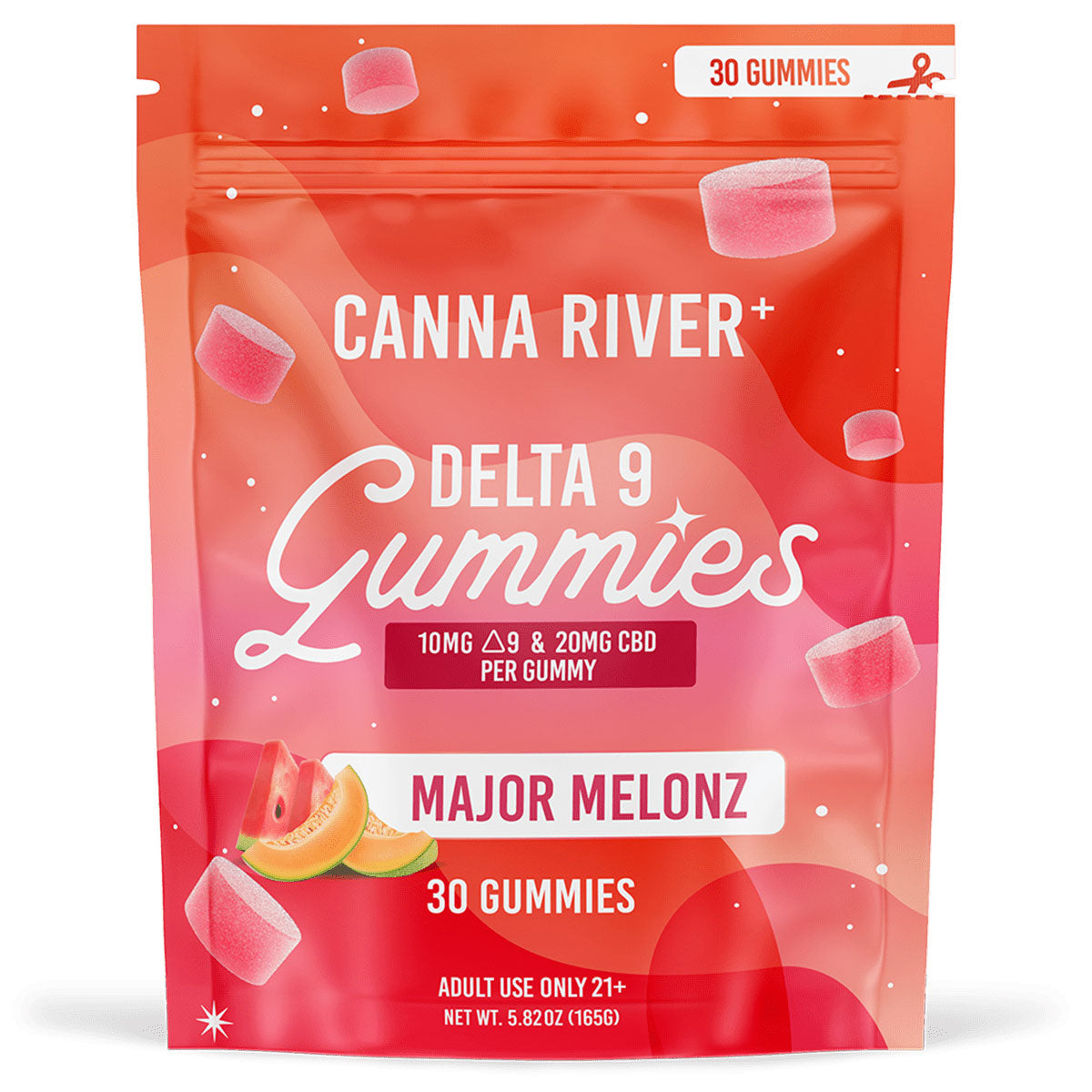 Canna River Delta 9 Gummies 10mg 30 Count - Major Melonz