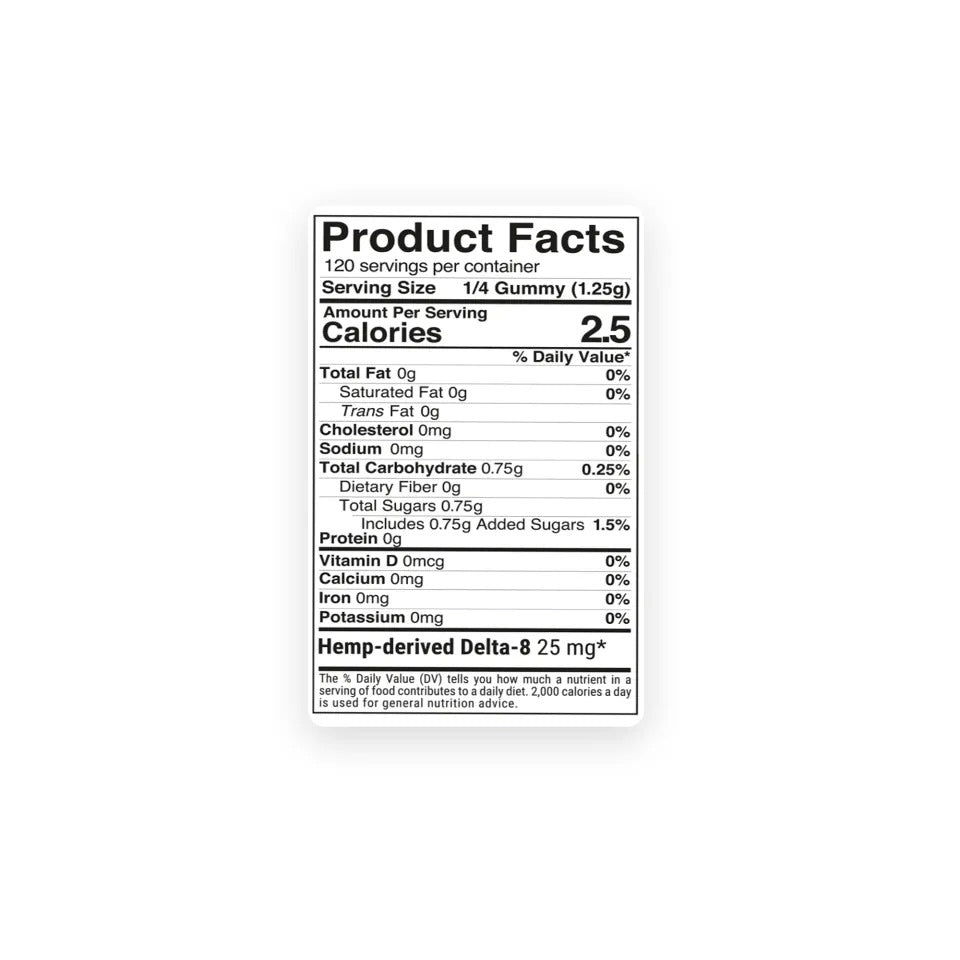 Chill Extreme 100mg Delta 8 THC Gummies - Fruity Blend