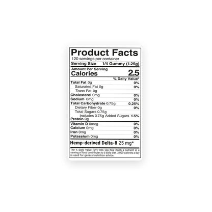 Chill Extreme 100mg Delta 8 THC Gummies - Fruity Blend