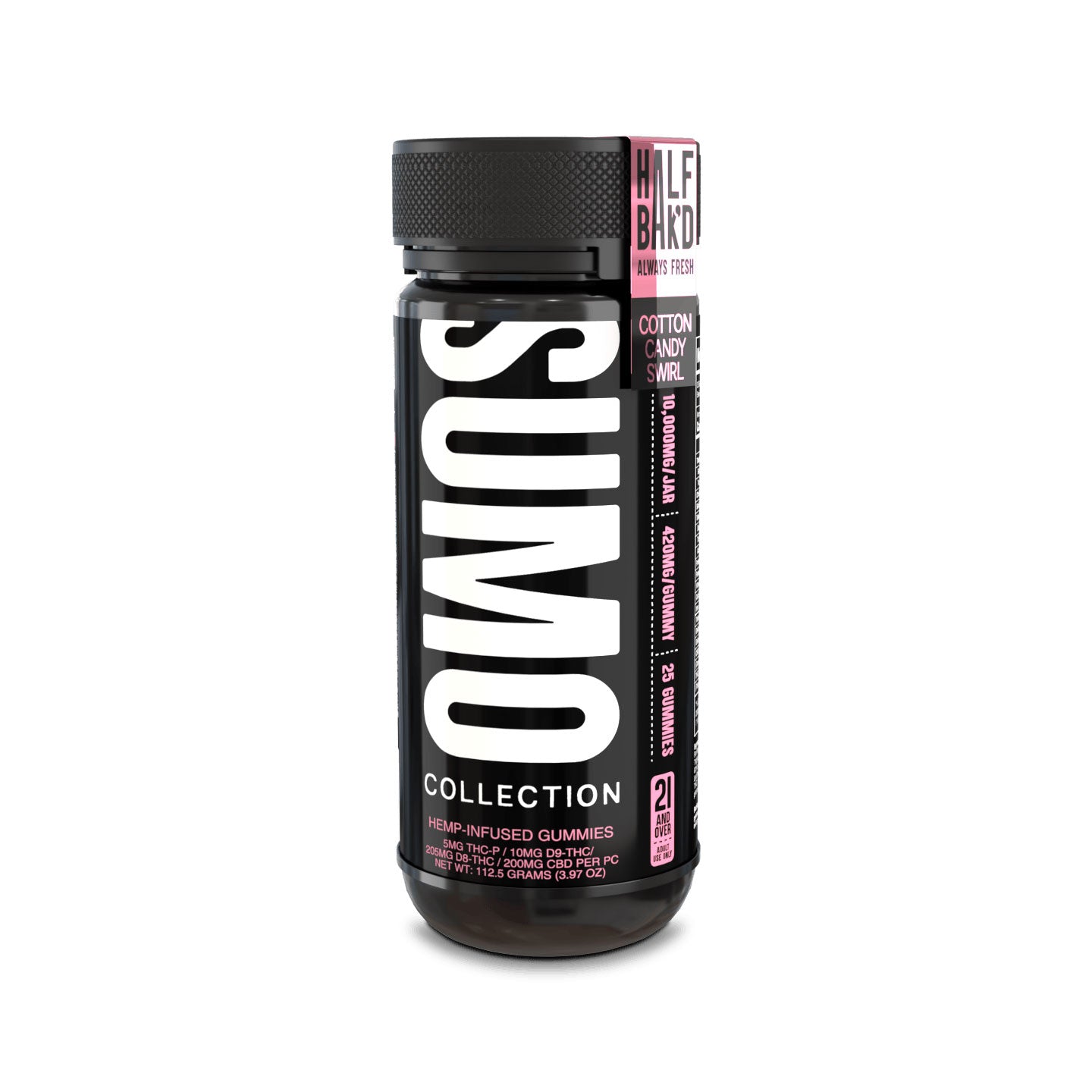 HALF BAK’D Sumo Gummies - Cotton Candy Swirl