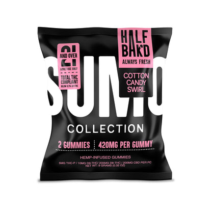 HALF BAK’D Sumo Gummies - Cotton Candy Swirl