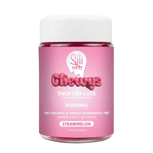 Sili x Urb THC-P Delta 9 HTE Gummies 9000MG Strawmelon