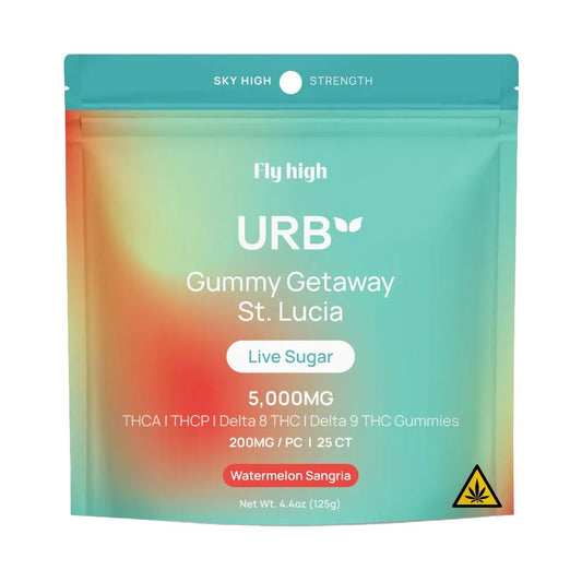 Urb Live Sugar Gummies 5000mg - Watermelon Sangria